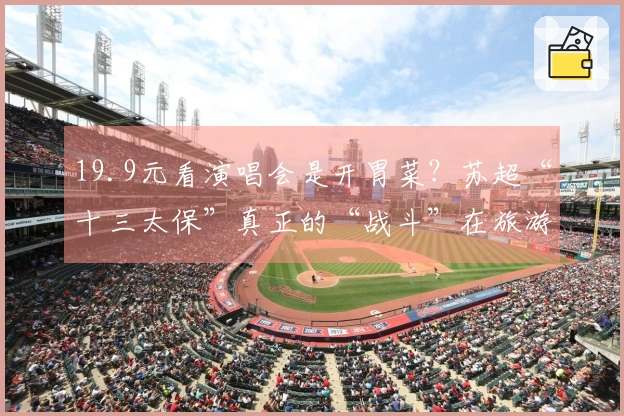 19.9元看演唱会是开胃菜？苏超“十三太保”真正的“战斗”在旅游景点