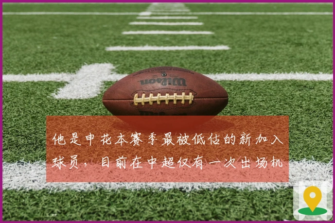 他是申花本赛季最被低估的新加入球员，目前在中超仅有一次出场机会